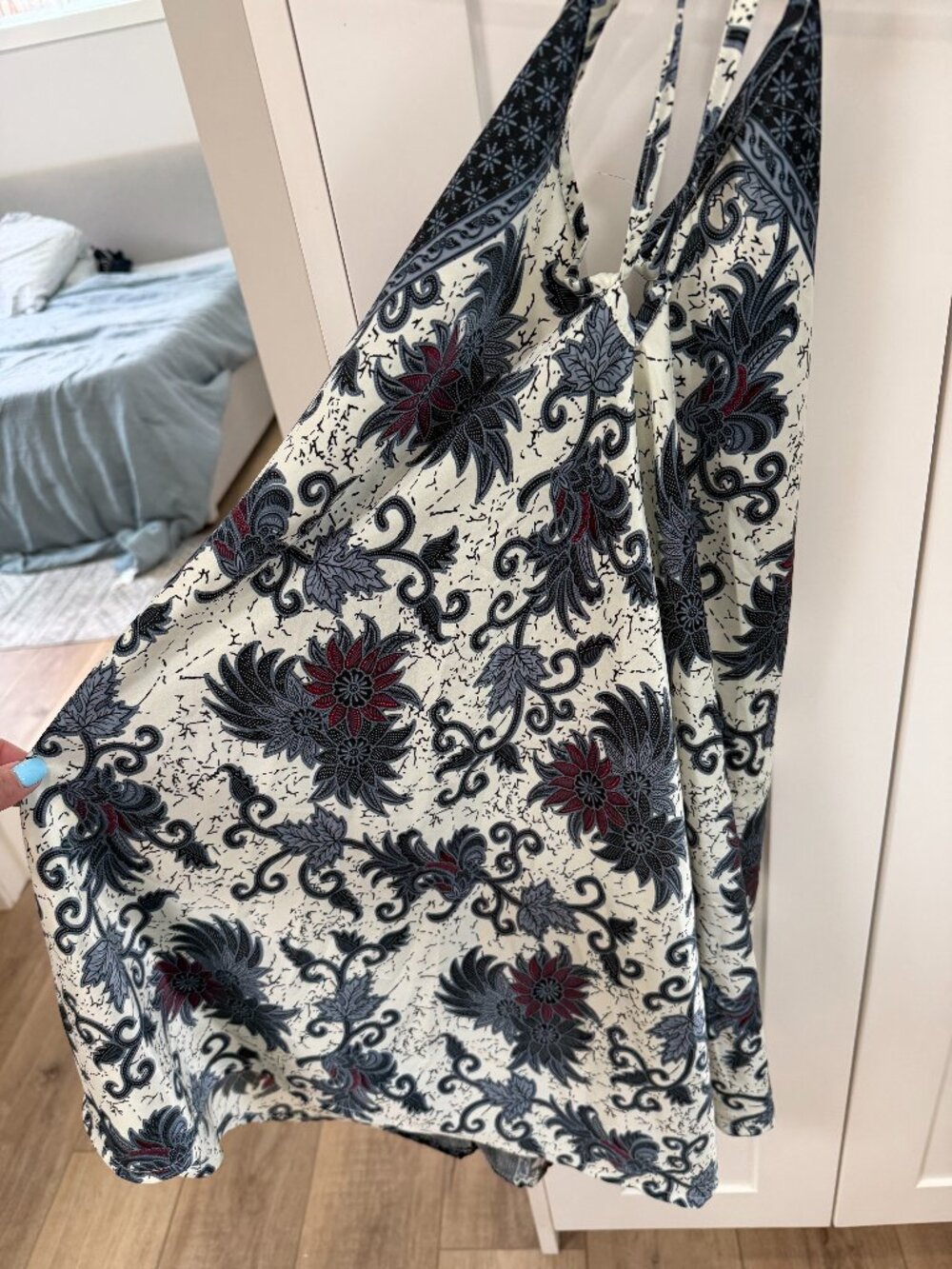 Floral dress - perfect to wear over a swimsuit